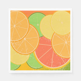Serviettes en papier Citrus Joy