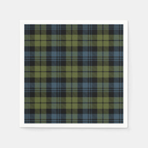 Serviettes En Papier Clan Campbell Tartan