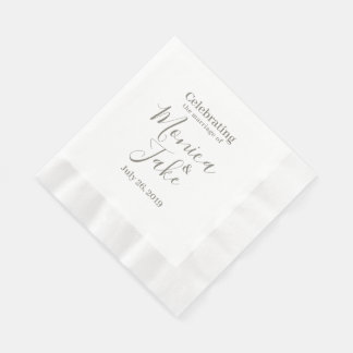 Serviettes en papier Classiques Personnalisées 6,5