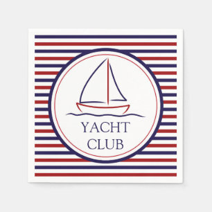 Serviettes En Papier Club de yacht