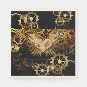 Serviettes En Papier Coeur vapeur