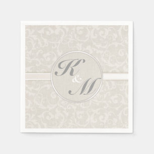 Serviettes En Papier Collection de Mariages naturels SmartElegance