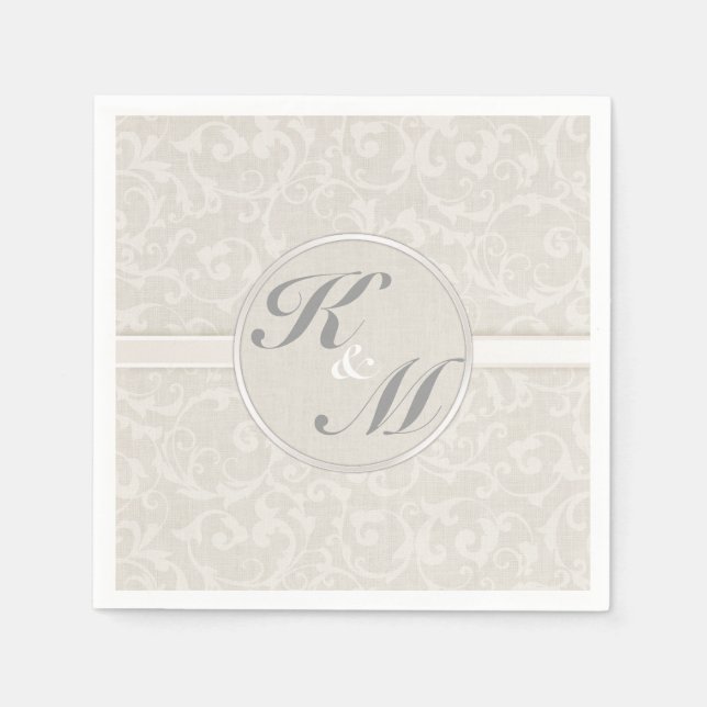 Serviettes En Papier Collection de Mariages naturels SmartElegance (Devant)