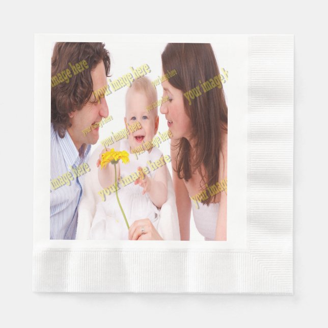 Serviettes En Papier Cool Family Stylish Fab (Devant)