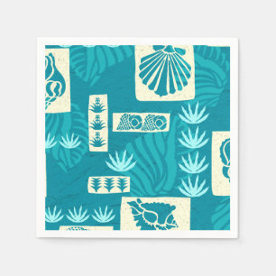 Serviettes En Papier Coques sous-marines de Kua Bay Hawaiian