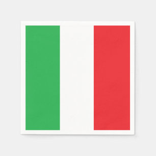 Serviettes en papier "couleur italienne"