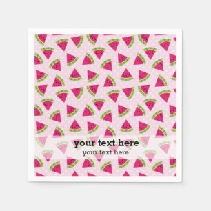 Serviettes En Papier Couleur pastèque