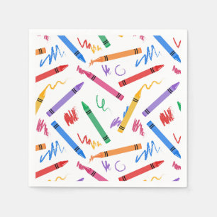 Serviettes en papier crayon, Fournitures pour fête