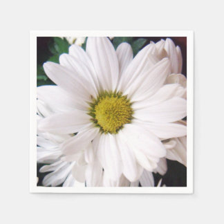 Serviettes En Papier *Daisy* Cocktail Party Napkins