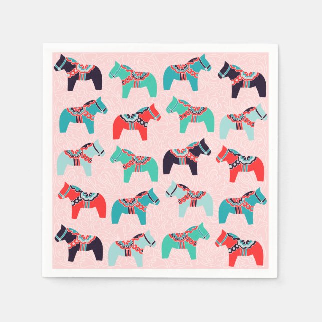 Serviettes en papier Dala Hornes (Devant)