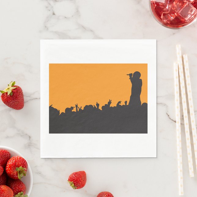 Serviettes en papier de concert (Créateur téléchargé)