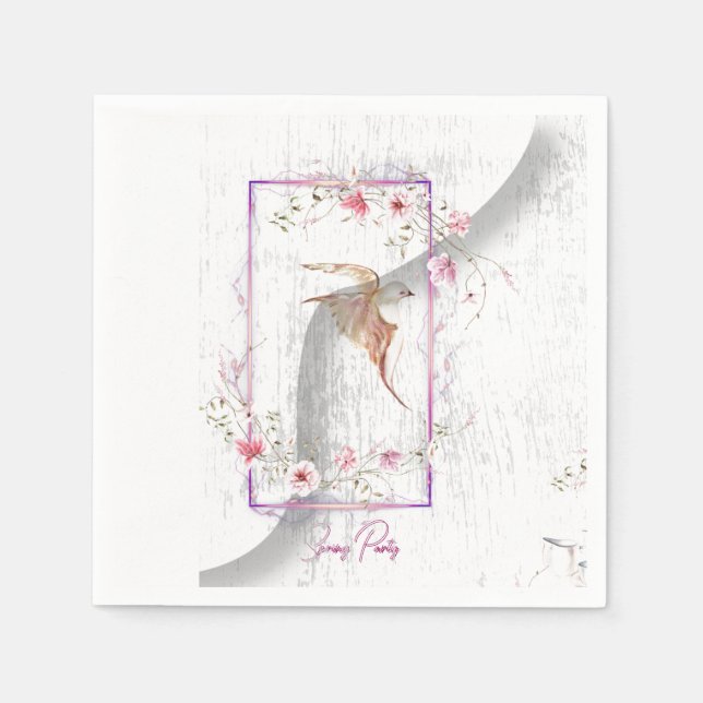 Serviettes en papier de fête (Devant)