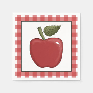 serviettes en papier de fruits à la pomme de campa