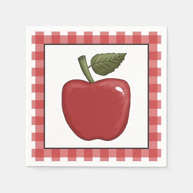 serviettes en papier de fruits à la pomme de campa (Devant)