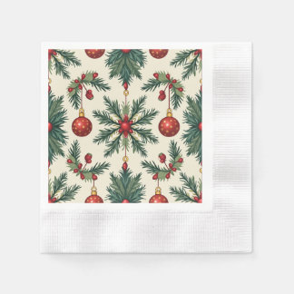 Serviettes en papier de Noël, Cocktail en conserve