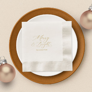 Serviettes en papier de Noël Merry & Bright