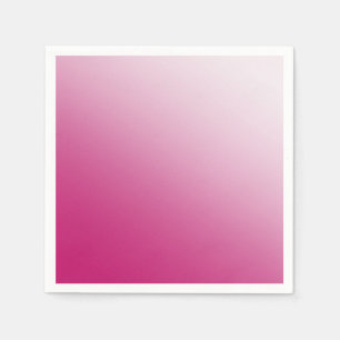 Serviettes En Papier Dégradé rose chaud