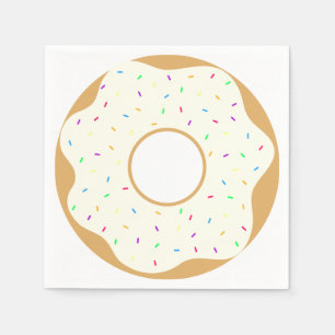 Serviettes En Papier Délicat Donut
