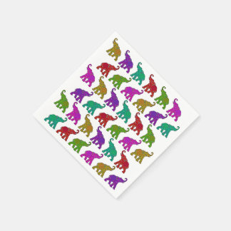 Serviettes En Papier Design de tuiles motifs Elephant Walk