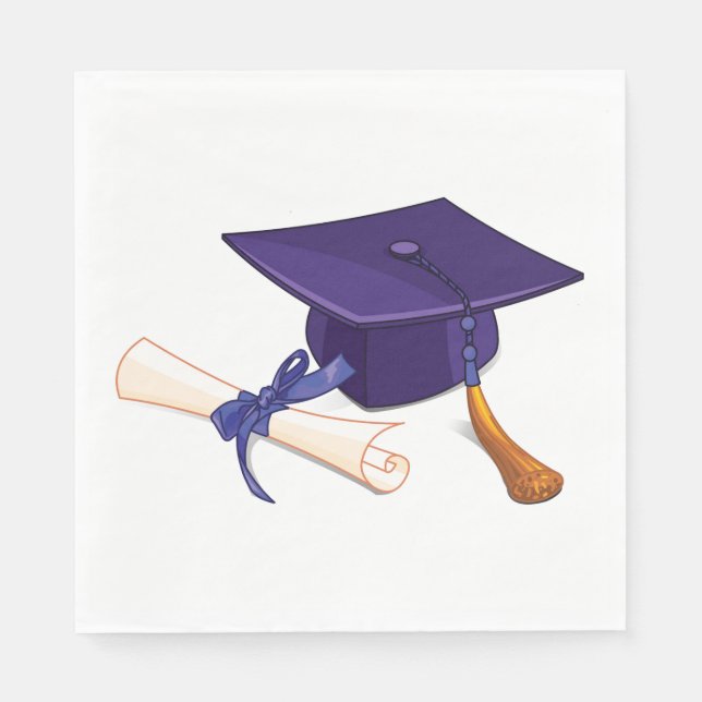 Serviettes En Papier Diplôme (Devant)