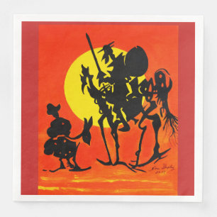 SERVIETTES EN PAPIER DON DON QUICHOTTE