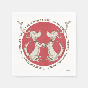 Serviettes En Papier Dr Seuss The Grinch Max - Citation de Noël