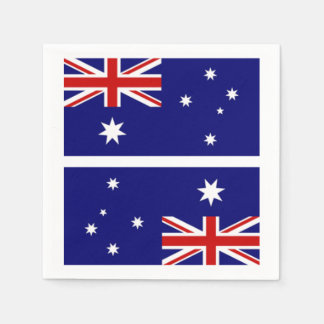 Serviettes En Papier Drapeau australien Naplins