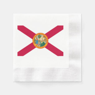 Serviettes En Papier Drapeau d'État de Floride
