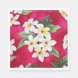serviettes en papier du parti hawaïen
