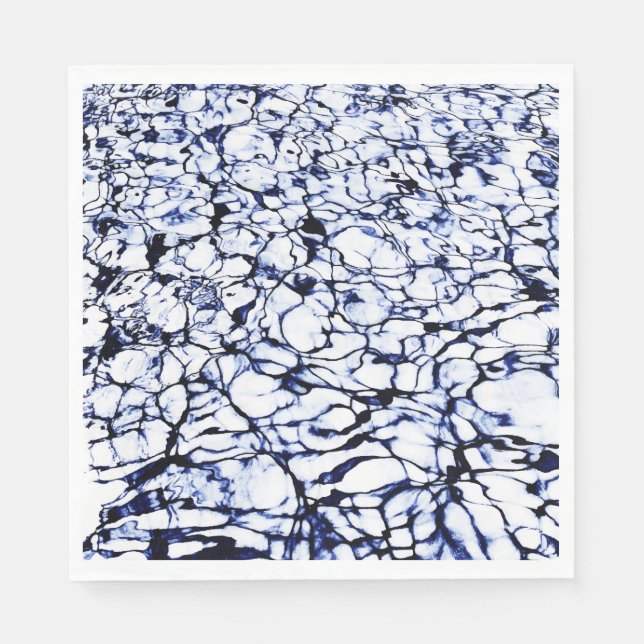 Serviettes En Papier Eaux teintées (Devant)