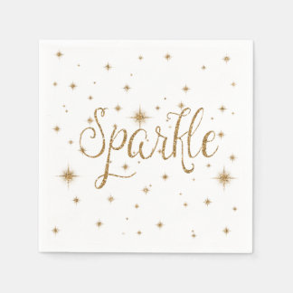Serviettes En Papier Éclats d'or