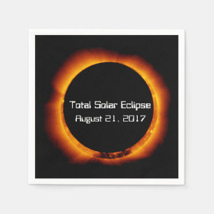 Serviettes En Papier Éclipse solaire totale 2017