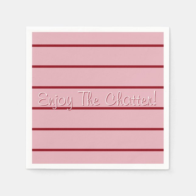 Serviettes en papier élégant (Devant)