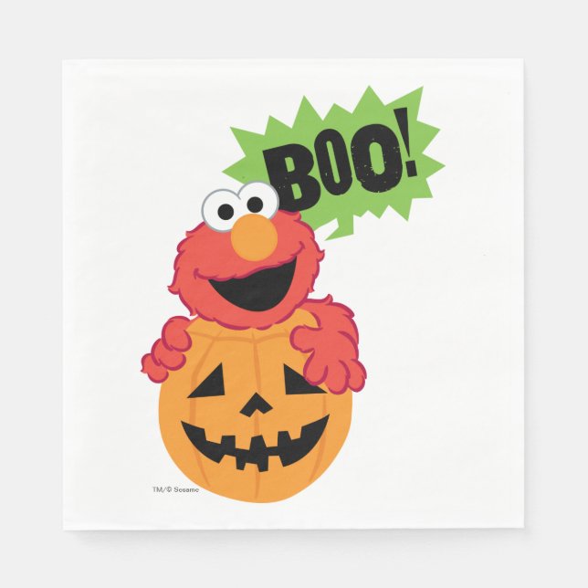 Serviettes En Papier Elmo - Boo (Devant)