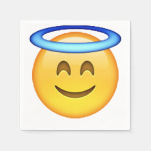 Serviettes En Papier Emoji - Angel