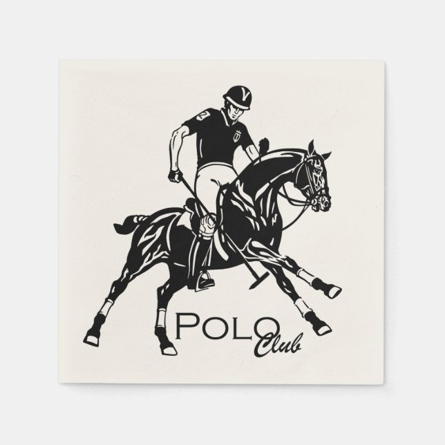 Serviettes En Papier equestripolsport club (Devant)