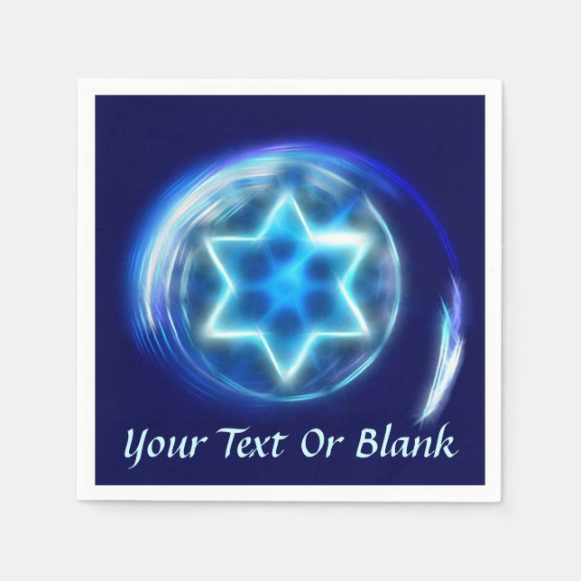 Serviettes En Papier Étoile encerclée (Devant)