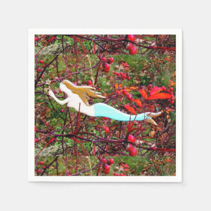 Serviettes En Papier étoile portant mermaid