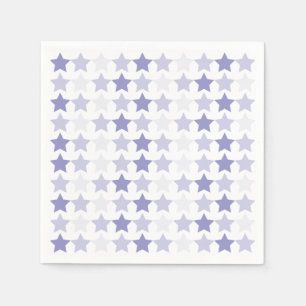 Serviettes En Papier Étoiles Patriotique Blue Ombre