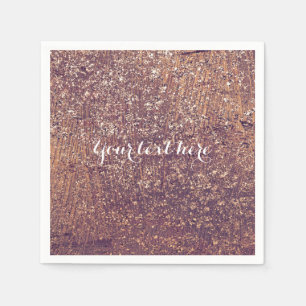 Serviettes En Papier Fête d'anniversaire paillettes dorées brillantes G