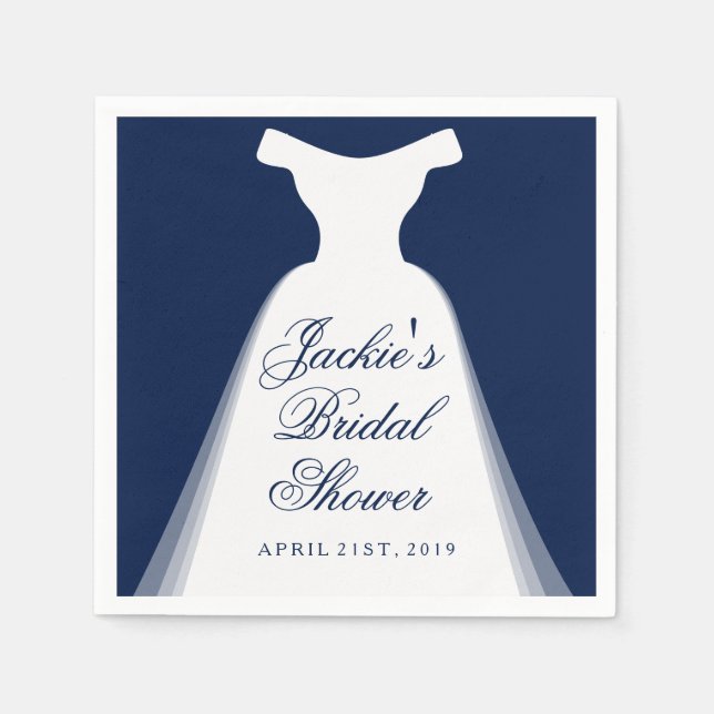 Serviettes En Papier Fête des mariées mariage (Devant)