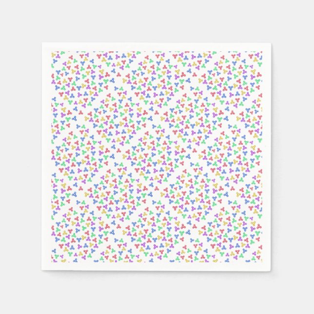 Serviettes En Papier Fidget Spinners (Devant)