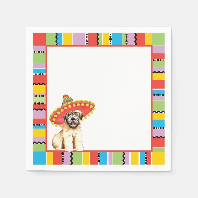 Serviettes En Papier Fiesta Wheaten (Devant)