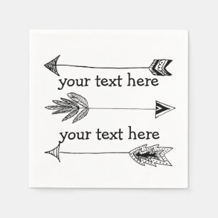 Serviettes En Papier Flèches