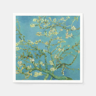 Serviettes En Papier Fleur   1890 d'amande de Van Gogh  