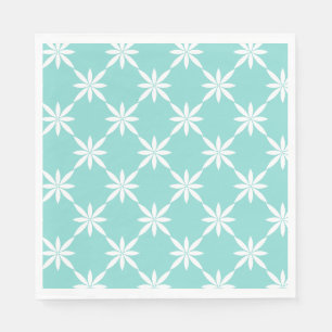 Serviettes en papier floral