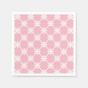 Serviettes en papier floral