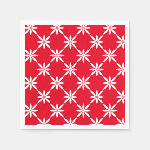 Serviettes en papier floral
