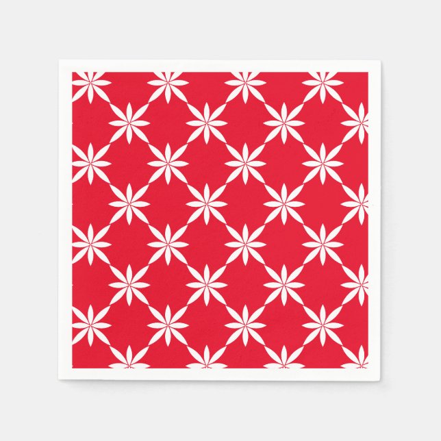 Serviettes en papier floral (Devant)