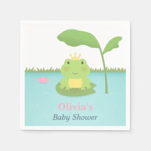 Serviettes En Papier Fournitures pour Baby Shower Garçon Prince Grenoui